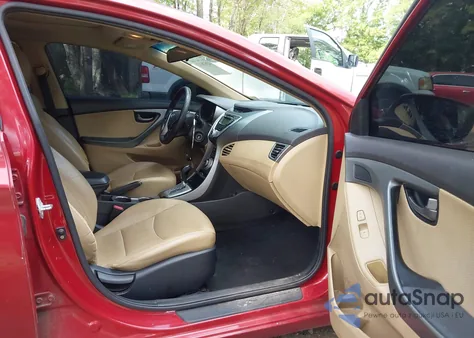 2012 Hyundai Elantra Limited (Ulsan Plant) from USA, damaged, VIN KMHDH4AE7CU456226